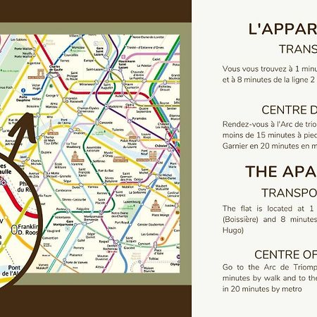 דירות פריז Cosy & Luxury Kleber Trocadero Arc De Triomphe מראה חיצוני תמונה
